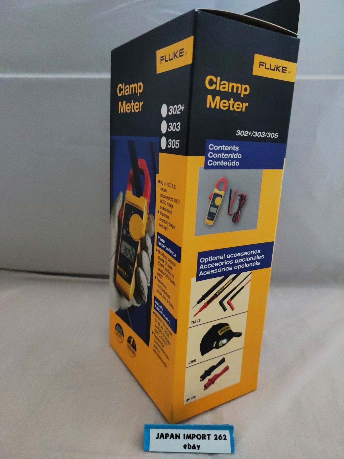 Fluke 302+ Digital Clamp Meter AC400A 600.0 V / Accuracy 1.5 % ± 5