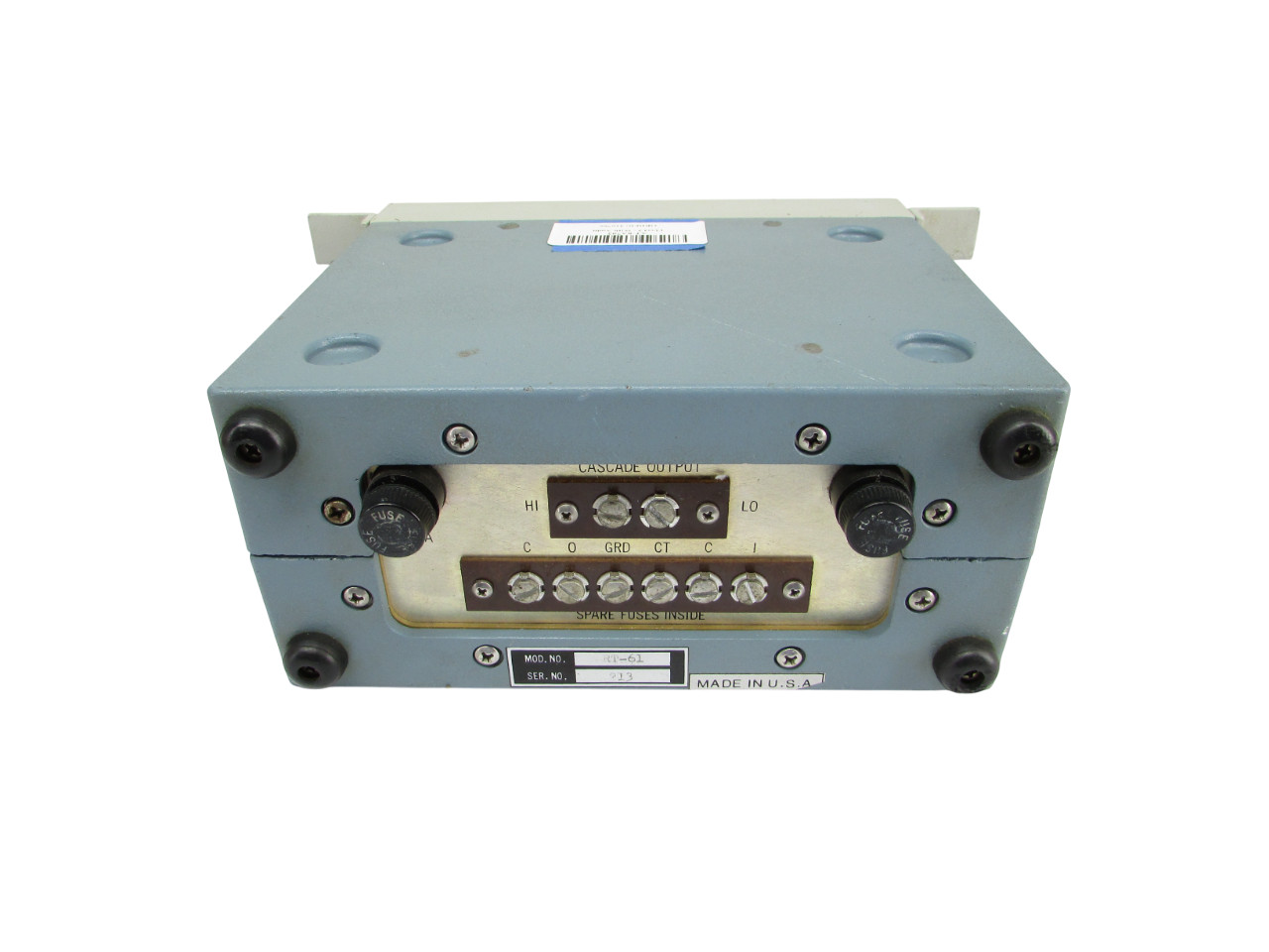 Singer Gertsch Ratio Tran RT-61 Rack Mount Ratio Transformer