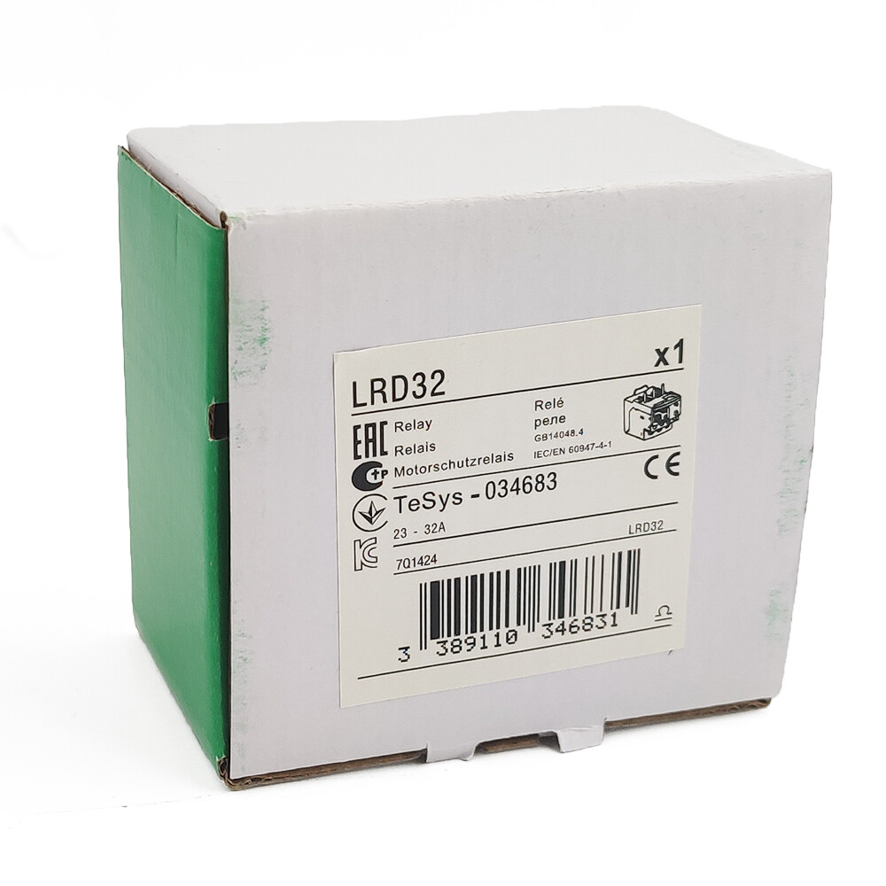 TeSys LRD32 Thermal Overload relay 23-32A fit for Schneider contactor LC1D09-38