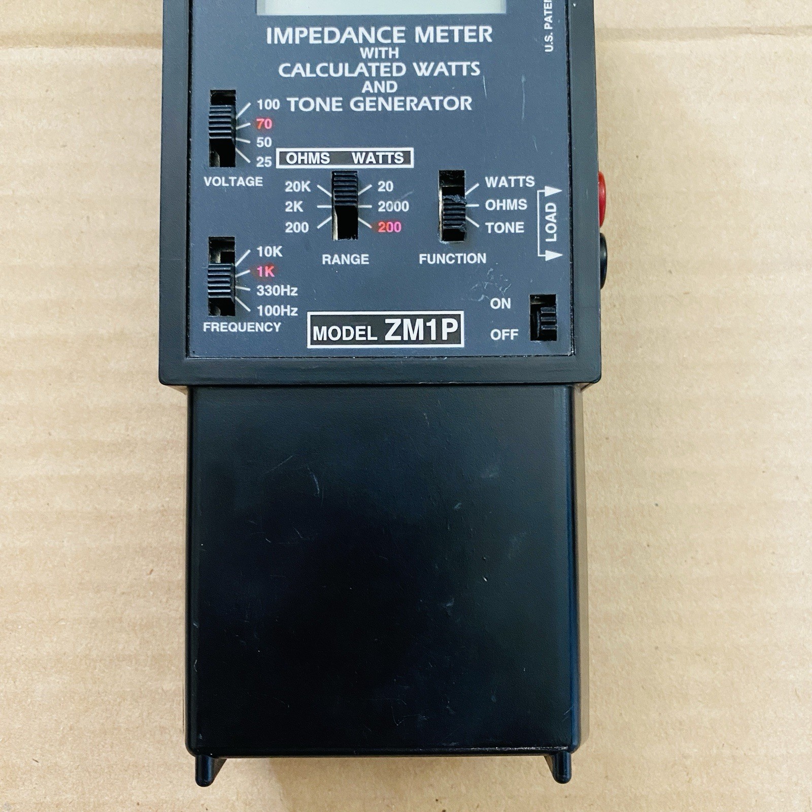 Goldline ZM1P Impedance Meter with Overload Protection – Meter Device ONLY