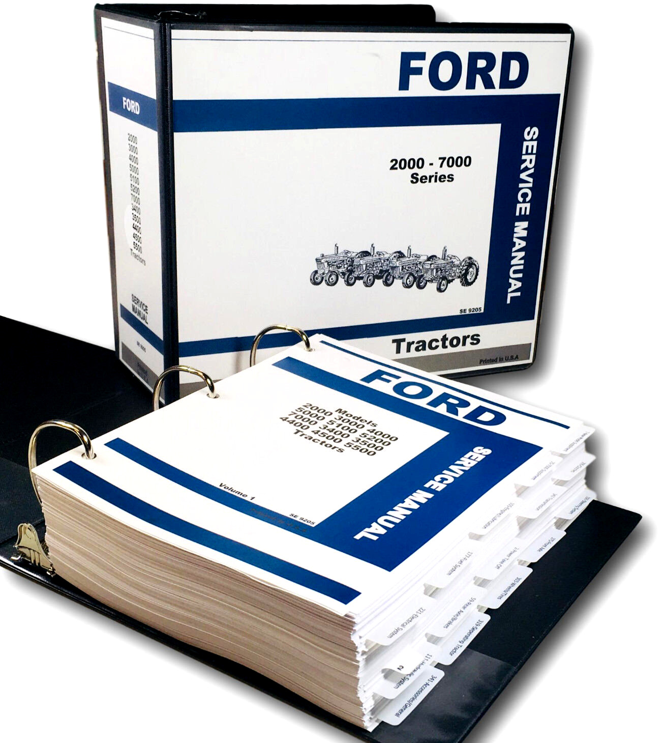 Ford 2000 3000 4000 5000 7000 Series Tractor Service Repair Manual Shop Book Ovh