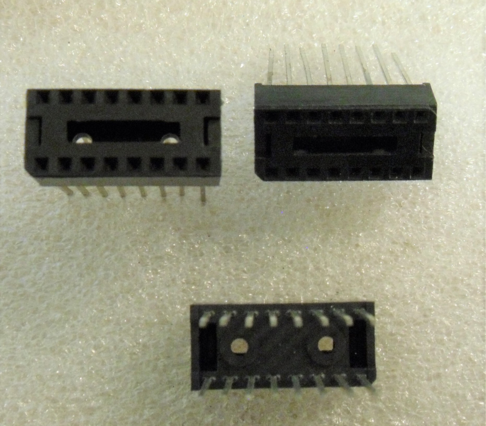 16 Pin Wire Wrap DIP Socket – Dual Wipe Pins – Texas Instruments