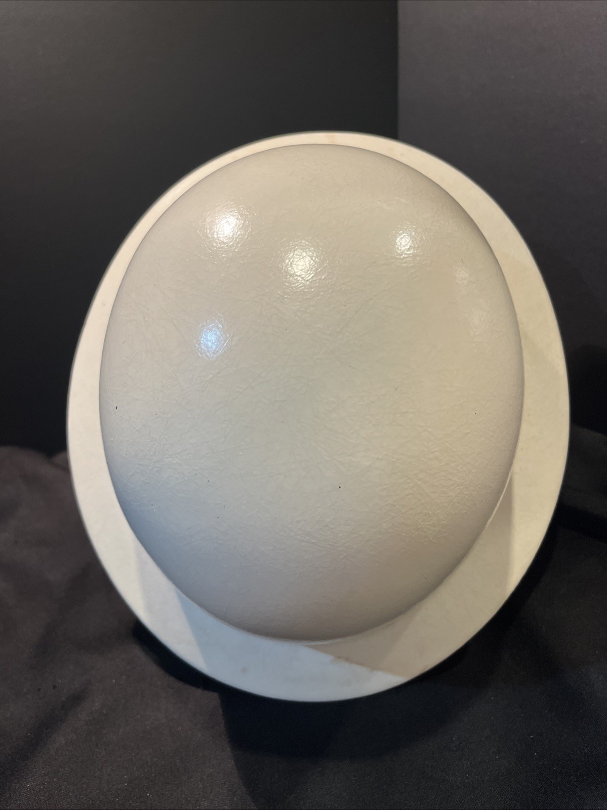 NEW NOS VTG SuperGlas FIBRE-METAL Safety Hard Rimmed Hat Cap Helmet White USA