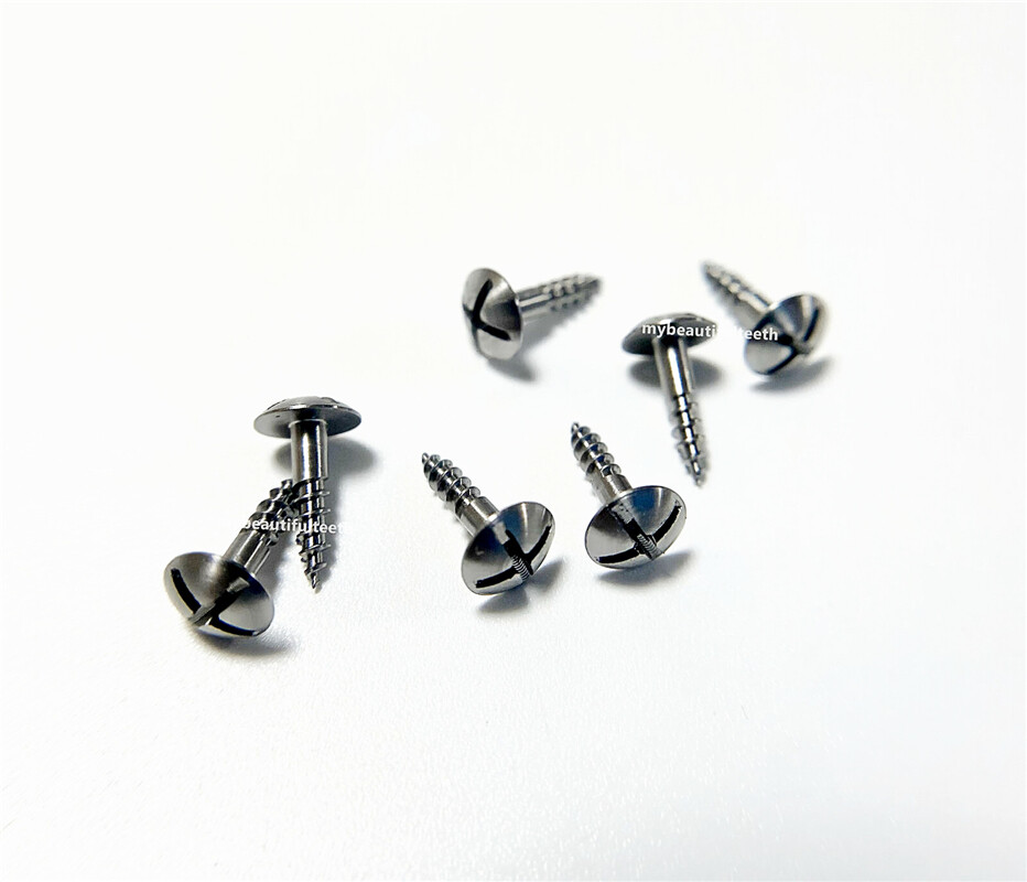 10Pcs Dental GBR Thread Tent Screw Guide Bone Regeneration Membrane Half Screws