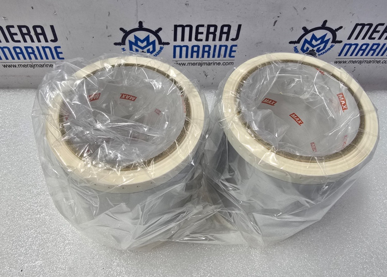 Max Co. Ltd SL-S154N Tape Roll Matte Silver(pet) 100mm – 2 Roll per Box