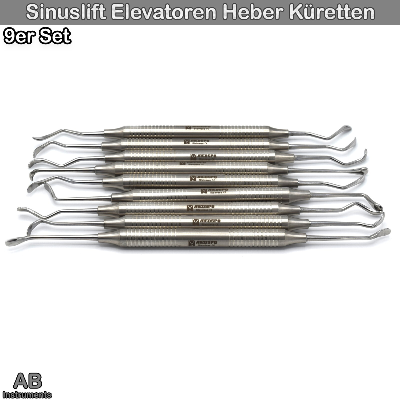 Sinus Lift Elevators Dental Surgery Lifter Curettes Sinus Lift Surgery Dental CE