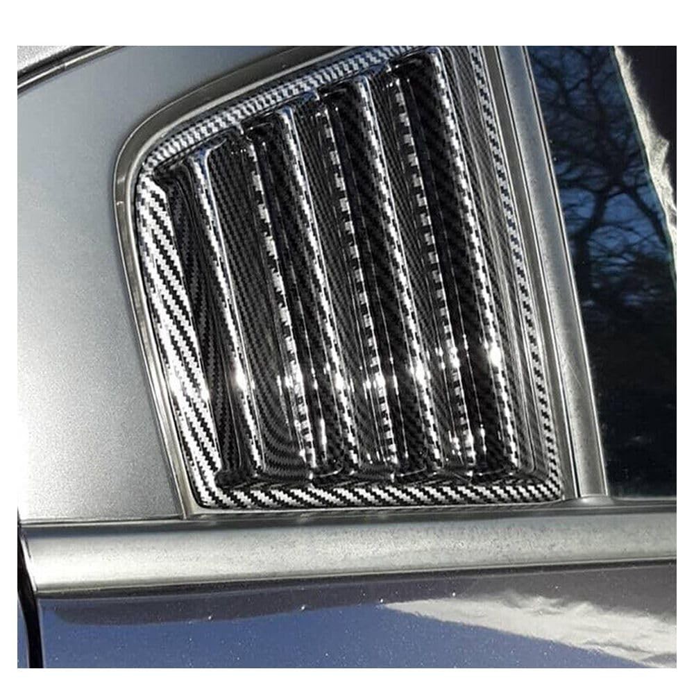 V1 Carbon Fiber Side Window Louvers Dodge Charger 2011-2023 2pc DCH11V1-CFL-Wdl