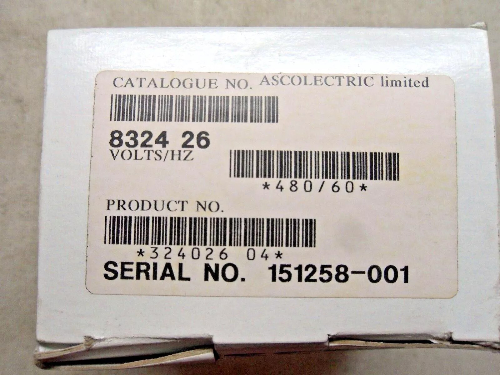 ASCO 832426 110/120 V AC 6 W 125 psi Solenoid Valve for Hazardous Locations