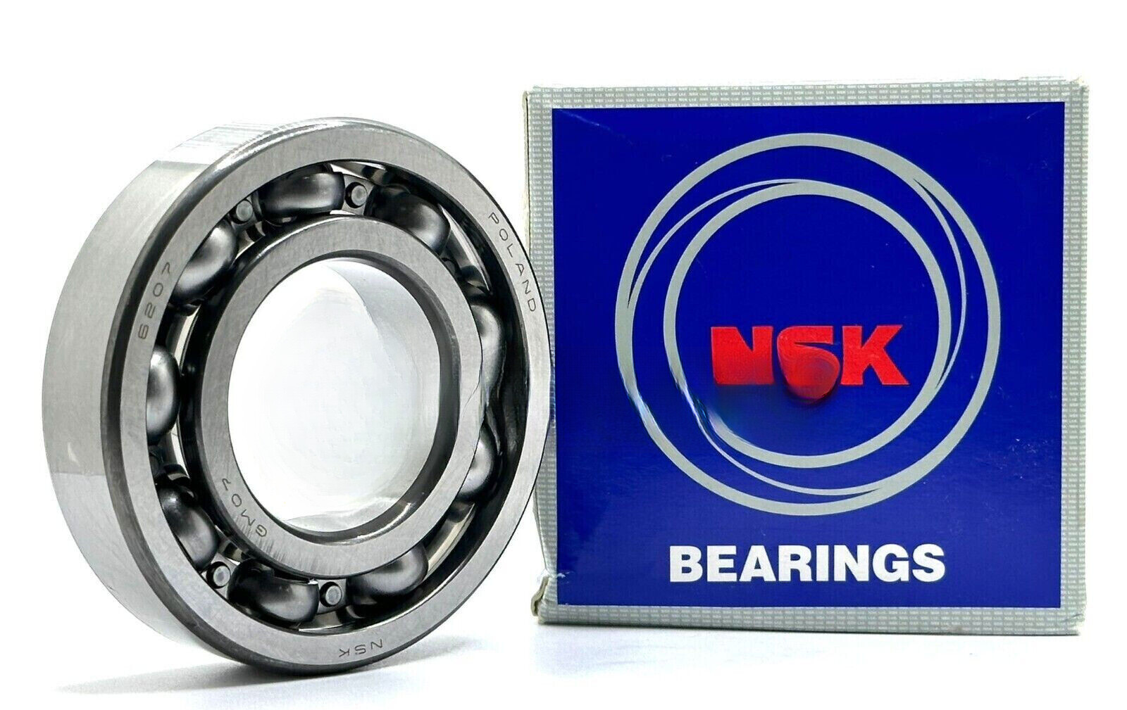 NEW NSK 6207 DEEP GROOVE BALL BEARING 35x72x17 mm Free Shipping