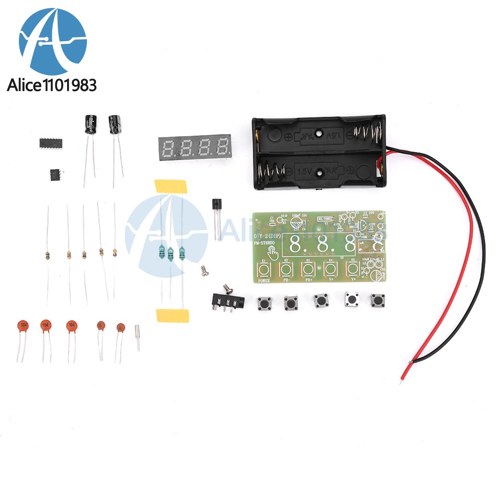 Electronic DIY AM/FM Radio Receiver Module Kits Wireless Stereo 87MHz-108MHz