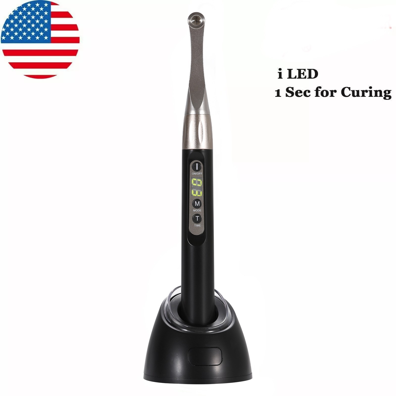 For Woodpeck Dental Wireless Curing Light 1 Second Cur LED Lamp 2500mw/cm²