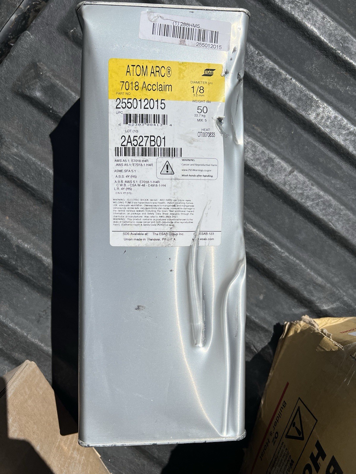 Esab 7018-SR Atom Arc Electrode 1/8in 14in 50lb