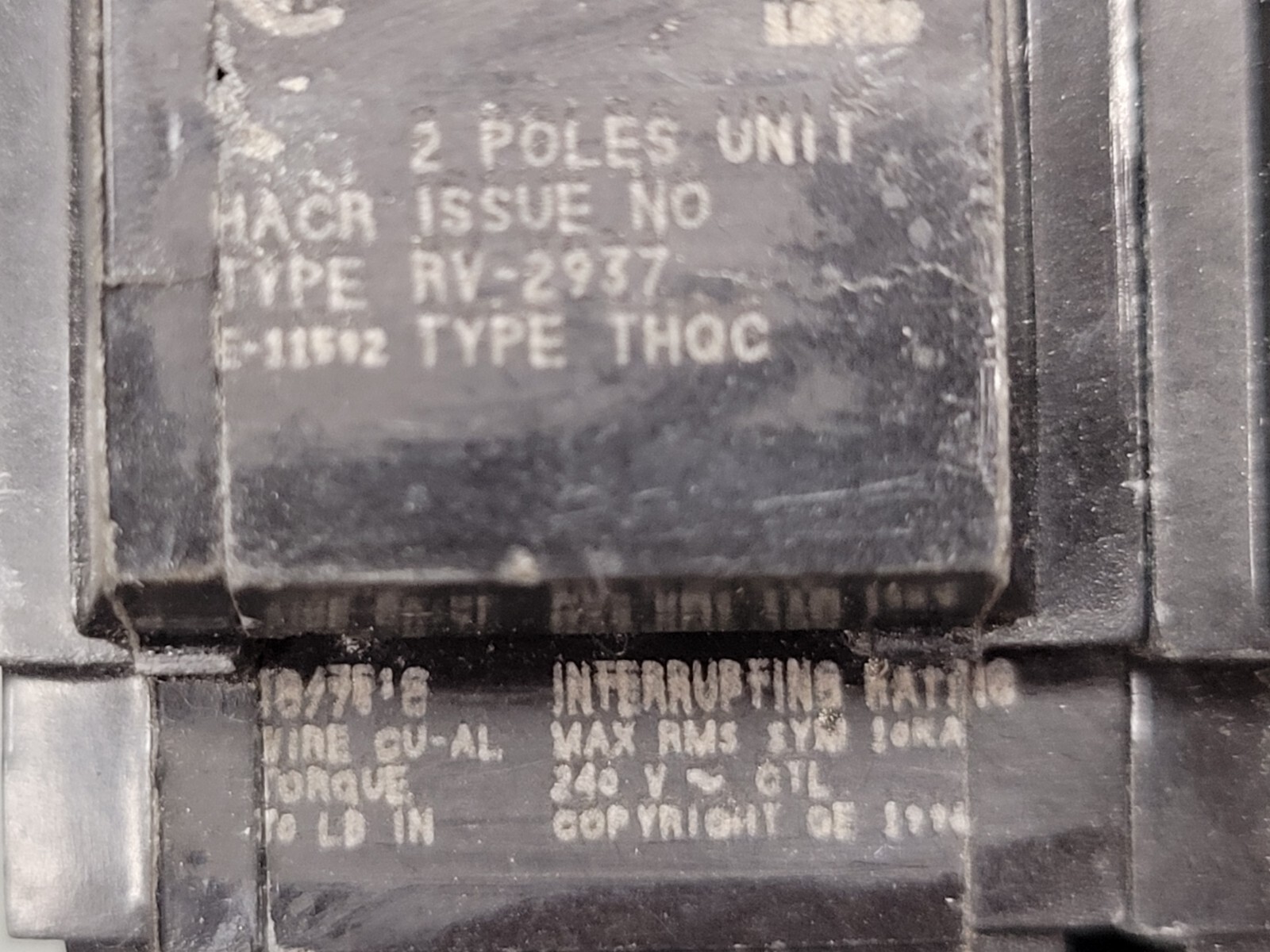 GE TQC100S Circuit Breaker Enclosure 100A 240V 3P Type 1 with THQB230 Breaker