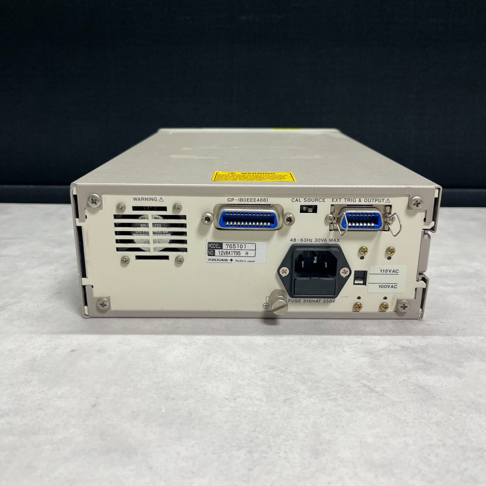 YOKOGAWA 7651 Programmable DC Voltage Source Operation Confirmed Good!!