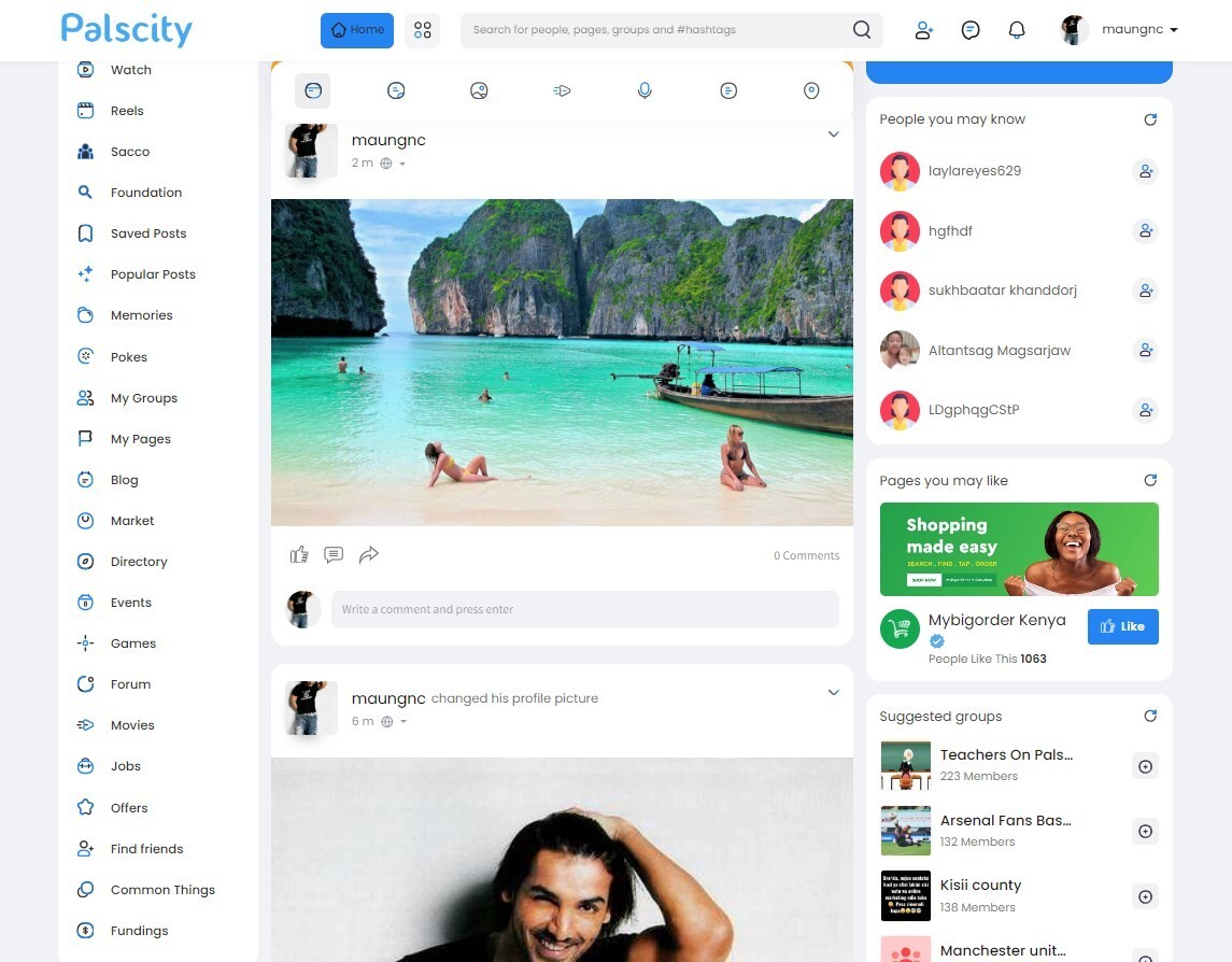 Online Social Network Website like Face book + Free Hosting
