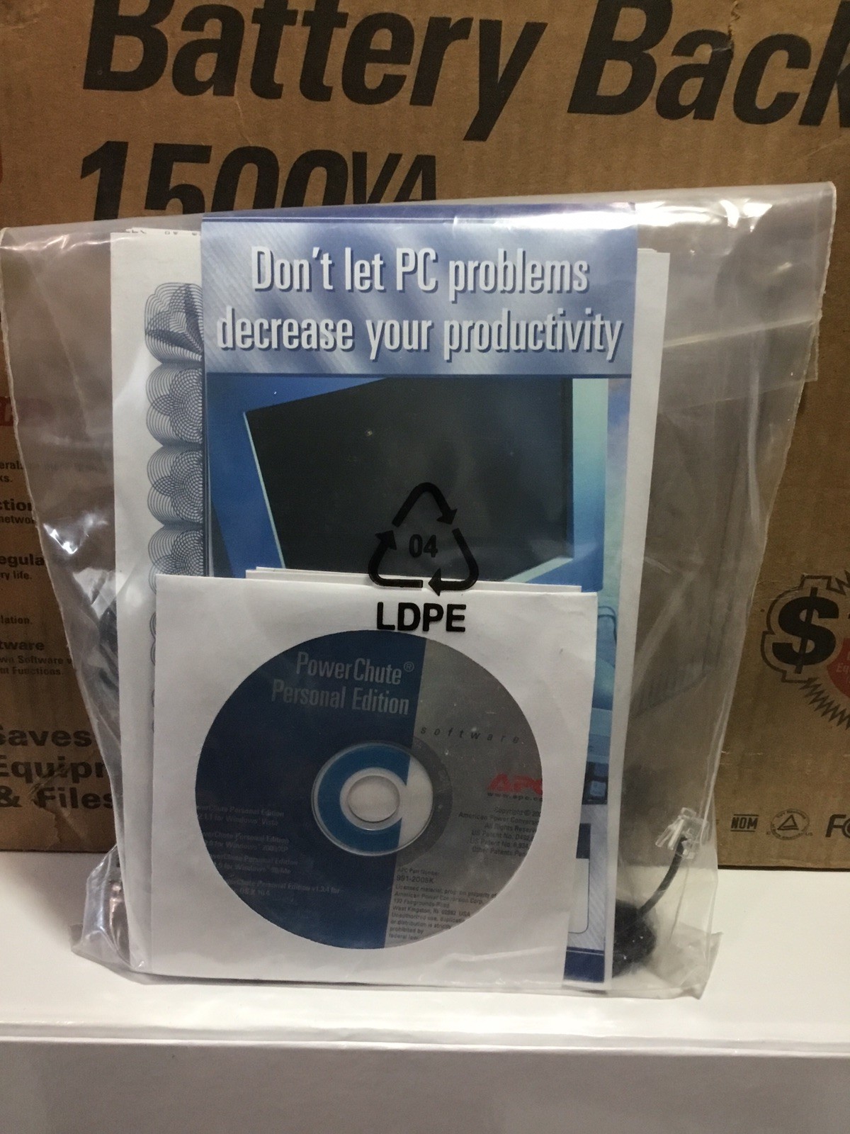 APC Back-UPS RS Series Battery Backup, 1500 VA, 865W, Tower Battery-Never Used