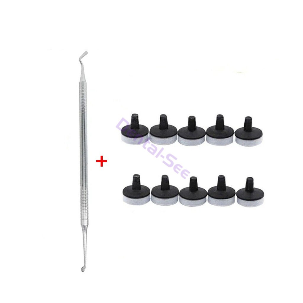 Dental OptraSculpt Foam Pads Kit Veneer Composite Resin Filling Spatula Handle
