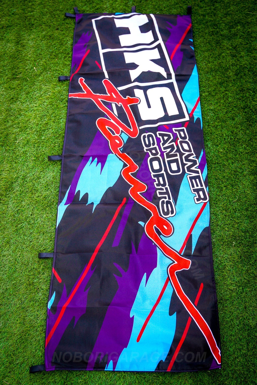 HKS Power Japan Nobori Banner Flag Garage Sign JDM