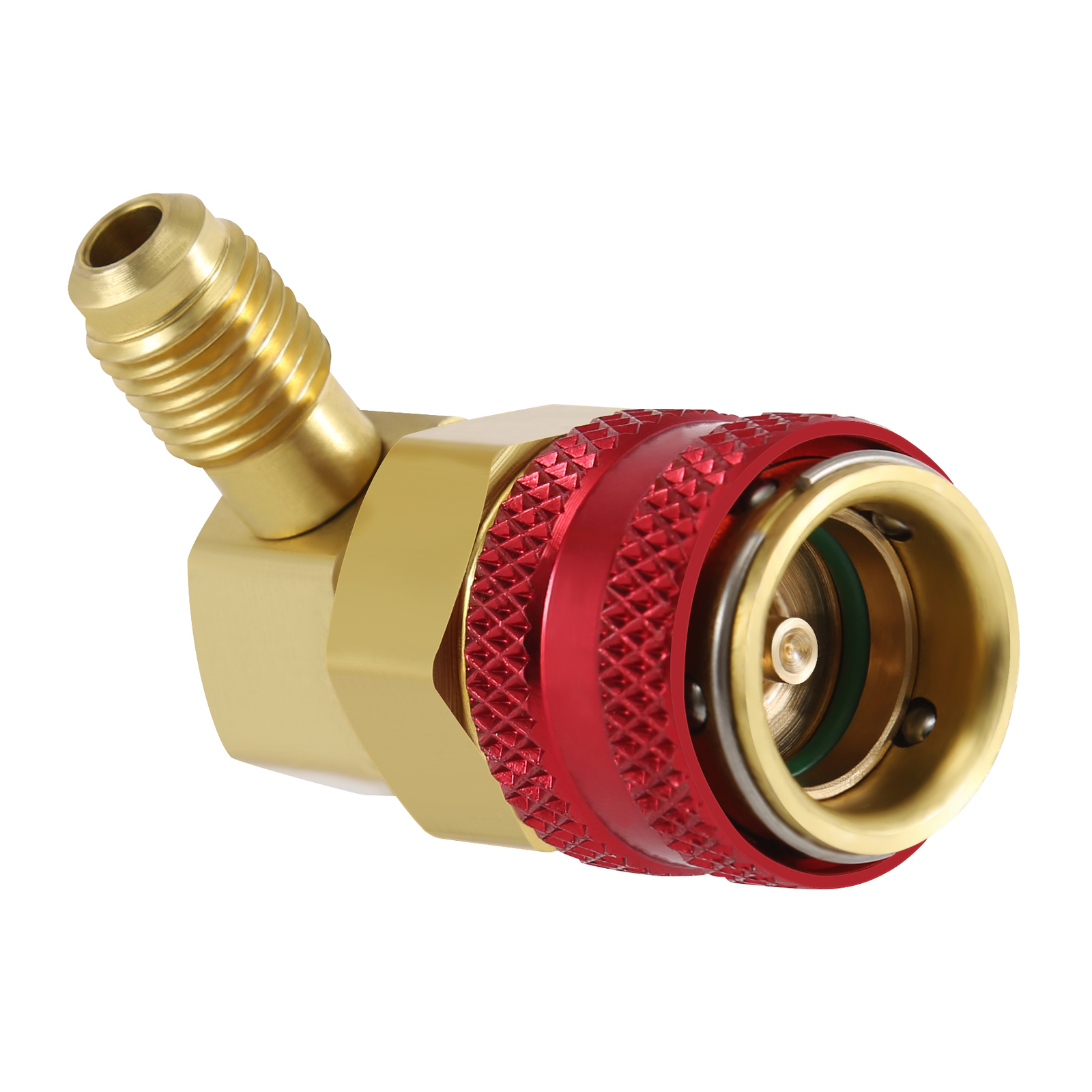 2x R134a Low High Quick Connector Adapter Coupler Auto A/C Manifold Gauge HVAC