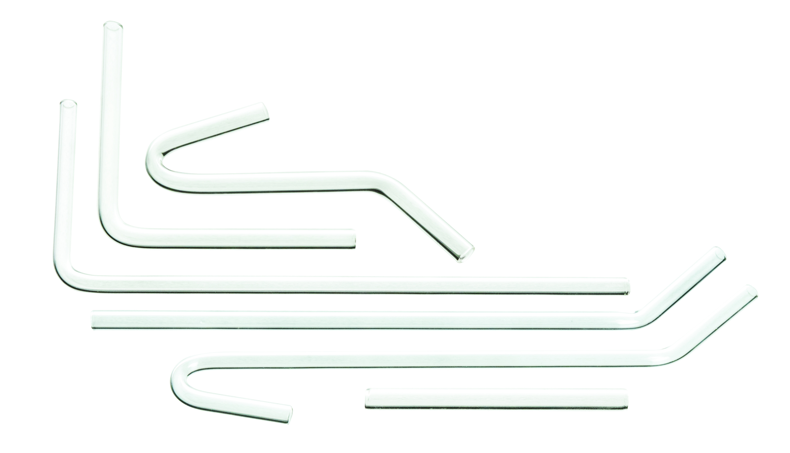 Glass Delivery Tubes – Set of 6 – Borosilicate – Eisco Labs