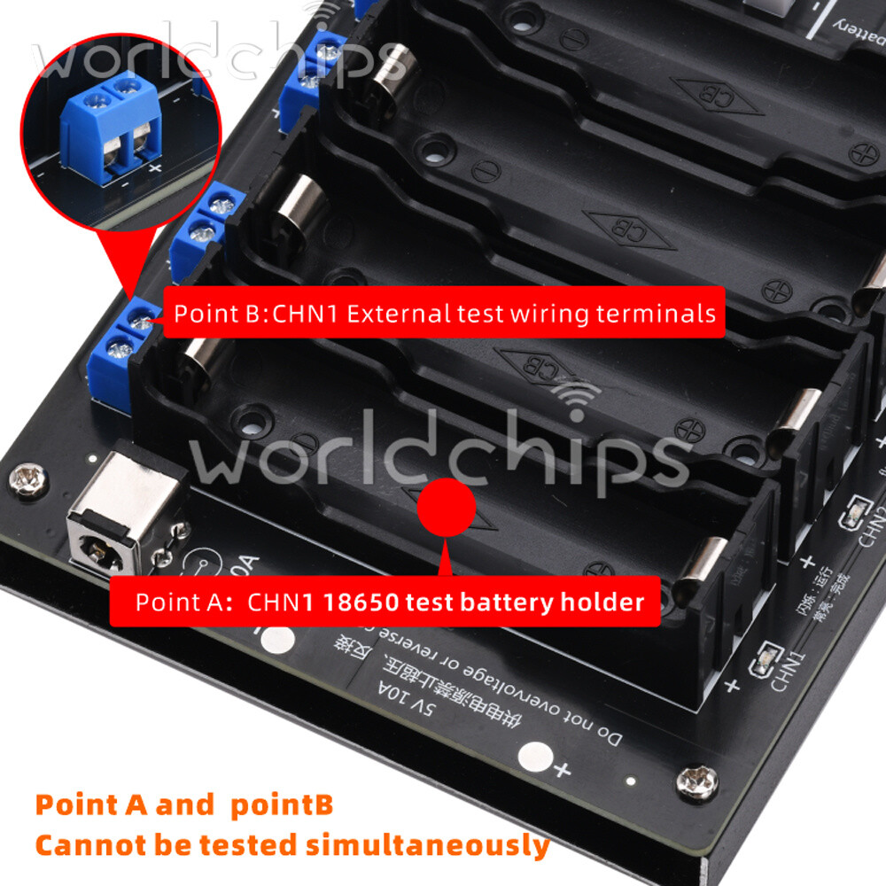 18650/21700 Battery Capacity Internal Resistance Tester Auto Charging Discharge