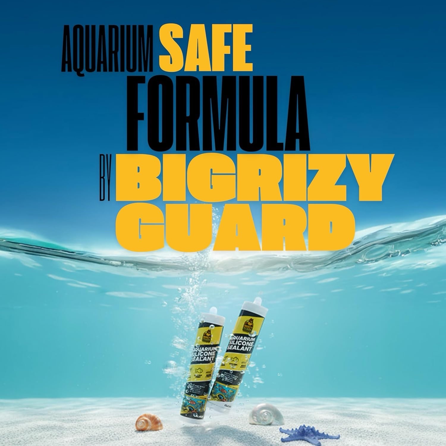 NEW Aquarium Safe Silicone Sealant Clear 100% Waterproof Non-Toxic Fast Curing