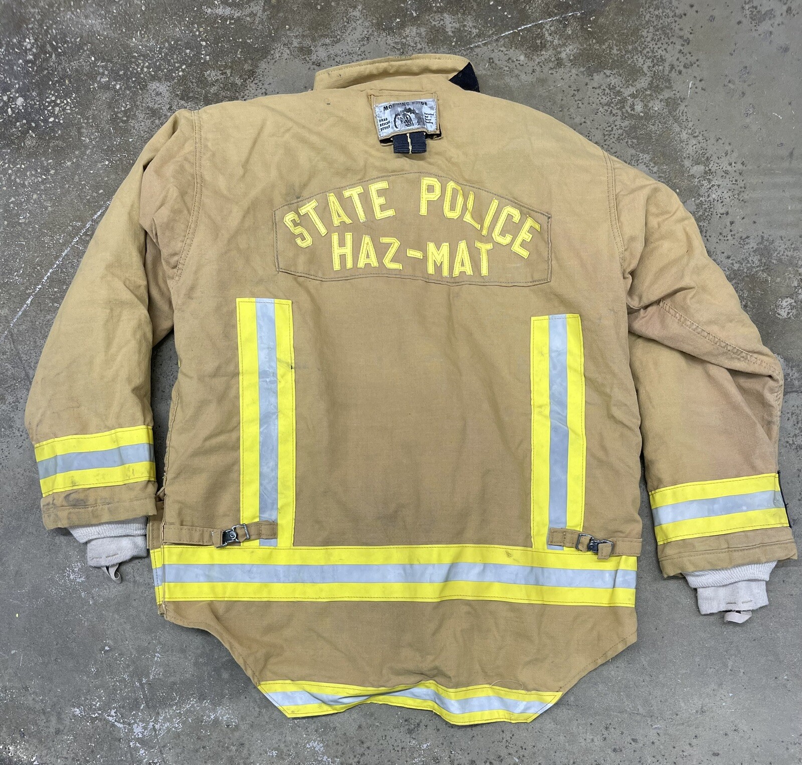 MORNING PRIDE Structural 1971 Jacket Turnout Bunker Gear Coat 44 x 30/36 x 35.0