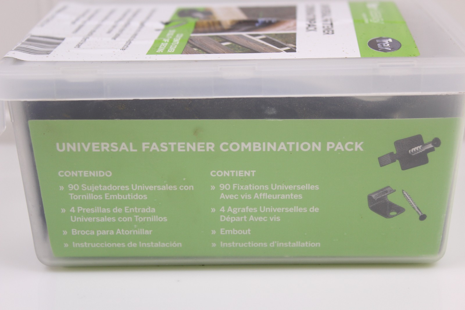 Trex Hideaway Hidden Fastener Kit UNIVCOMBOCLIP01 Universal Fasteners 50 Sq Ft