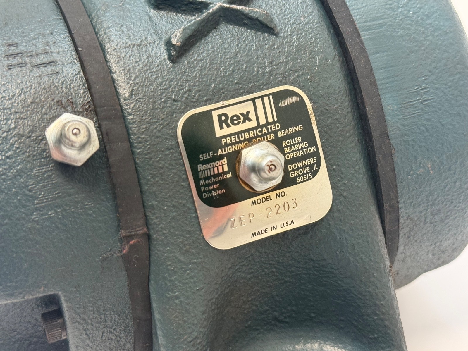 Rexnord ZEP-2203 Pillow Block 2-3/16″ ID ZEP2203 Flange Mount Bearing