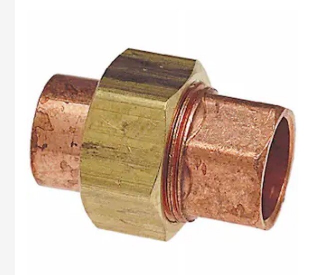 EVERBILT C633W Union Cup x Cup 1” Copper Pressure Fitting, Model: # C633WHD1