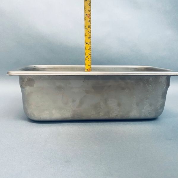 Polar Ware Steam Table Pan 4 in. Deep 11.75 in. x 6 in. Stainless Steel