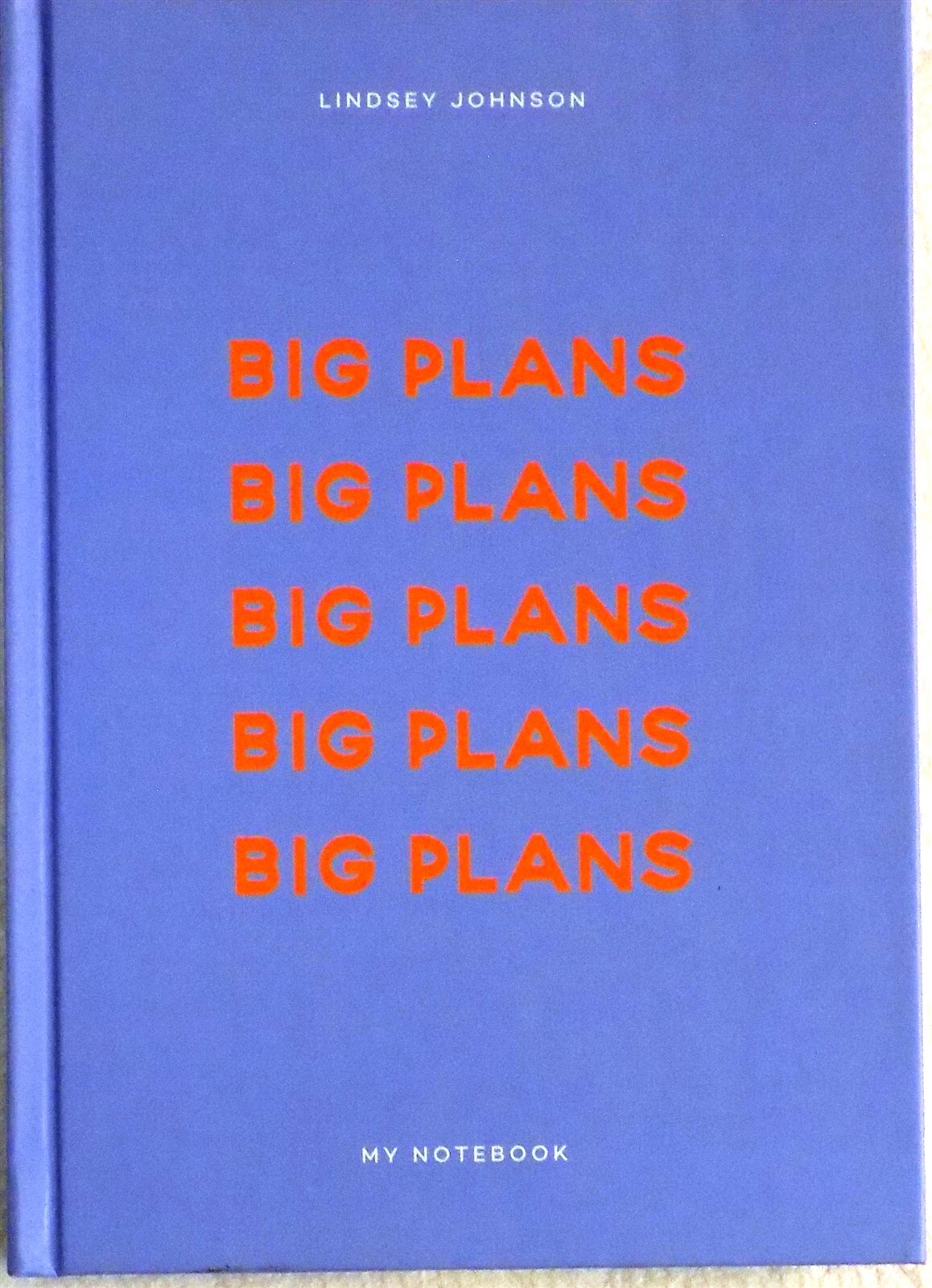 Lot of 2: Papier «Big Plans, And Always Growing» My Notebook/Academic Planner HC