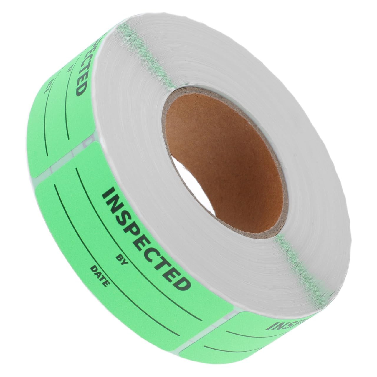 1 Roll 1 X 2.25 Inch Inventory Control Labels 500 Adhesive Inspection Sticker…