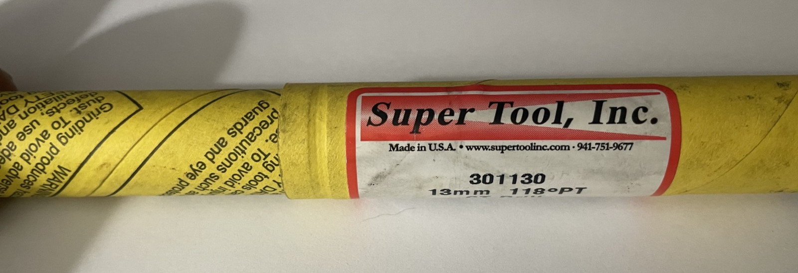 13mm 118 degree point SuperTool CT drill bit 301130 new