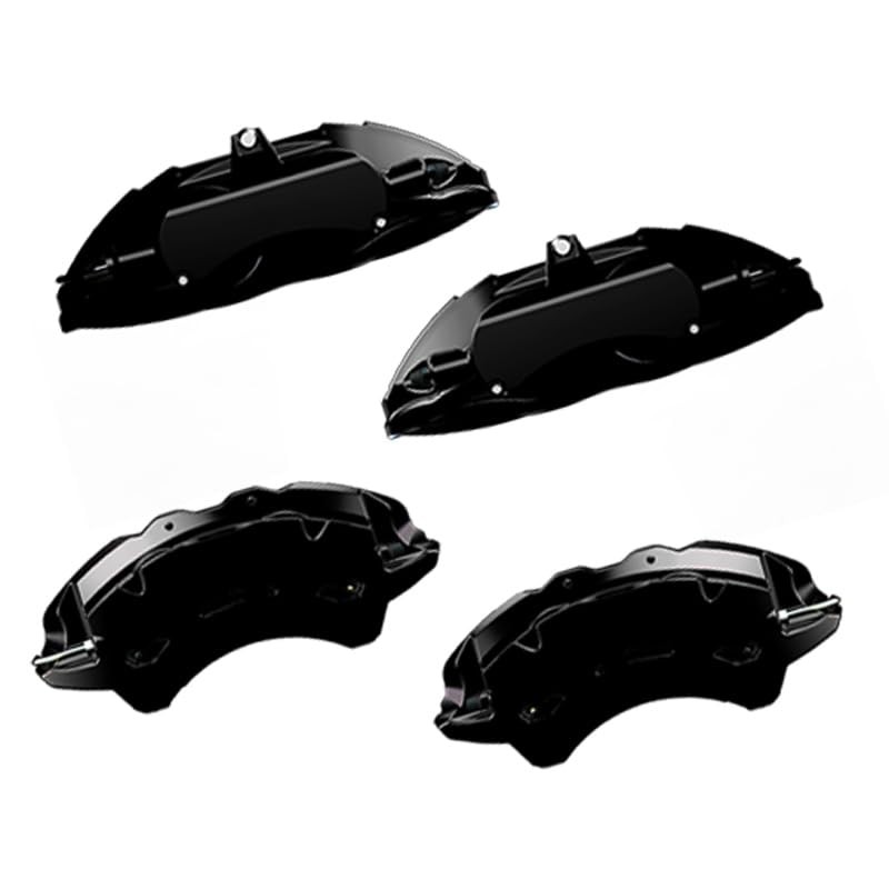 Aluminum Black Caliper Covers 2015-2023 Mustang GT Powder Coated 4Pcs