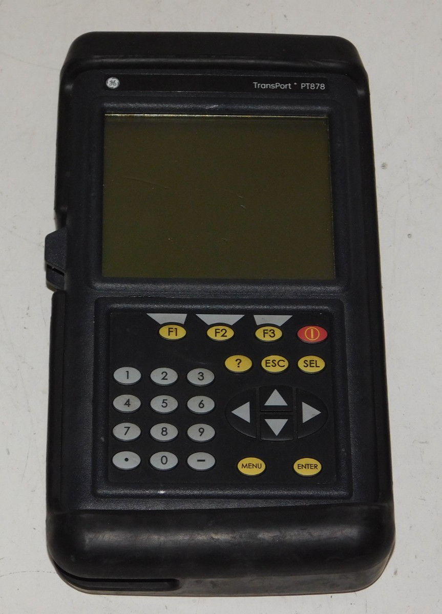 GE Panametrics TransPort PT878 Handheld Portable Liquid Ultrasonic Flowmeter