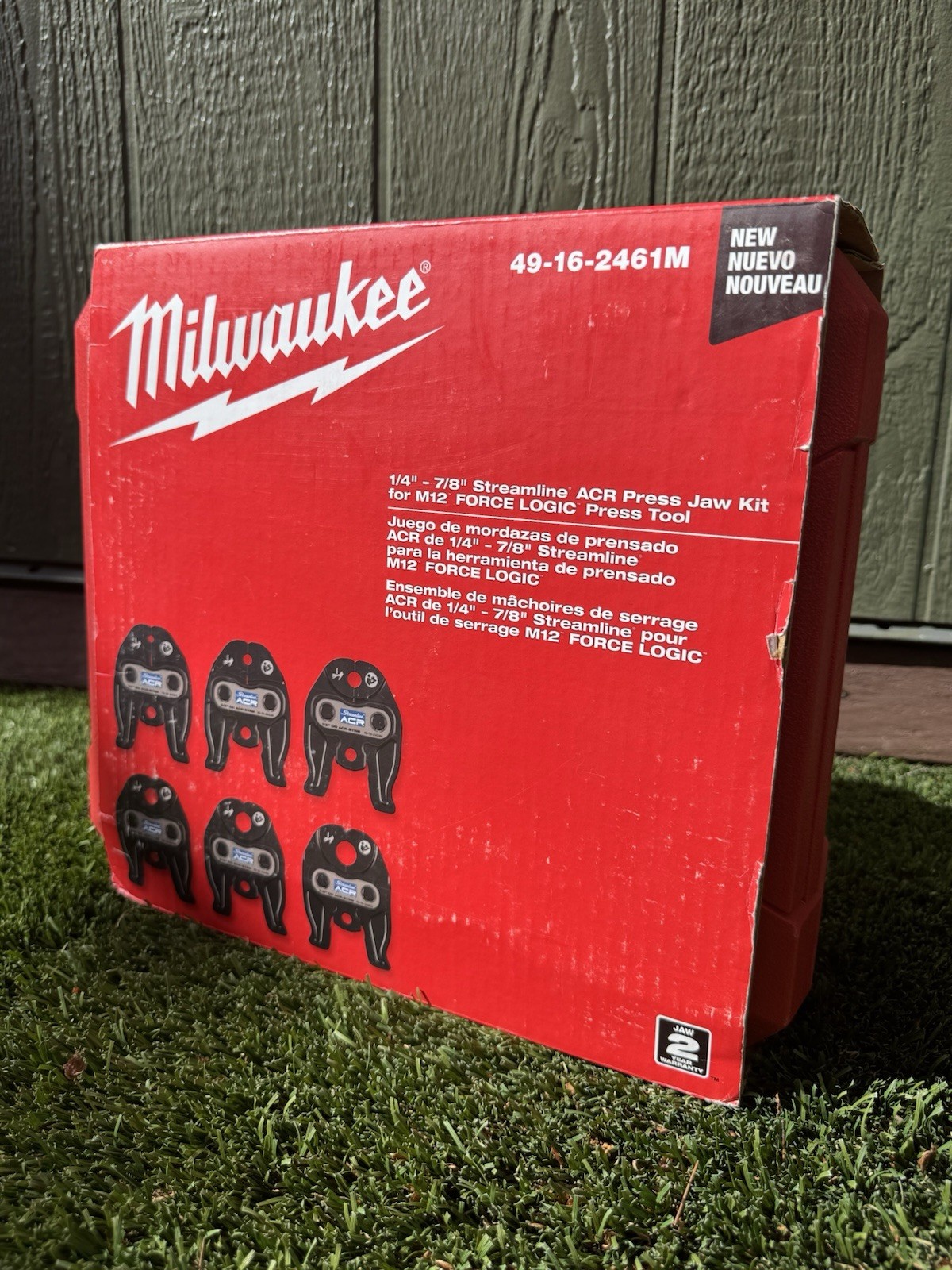 Milwaukee 2473-22 M12 Force Logic Press Tool With Streamline ACR Press Jaw Kit