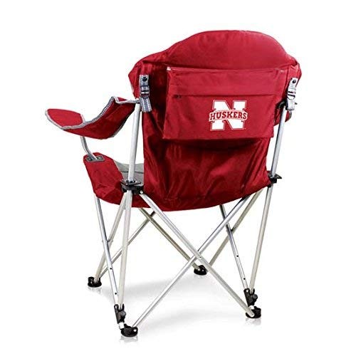 Picnic TIME NCAA Nebraska Cornhuskers Reclining Camp Chair – Beach Chair Adults