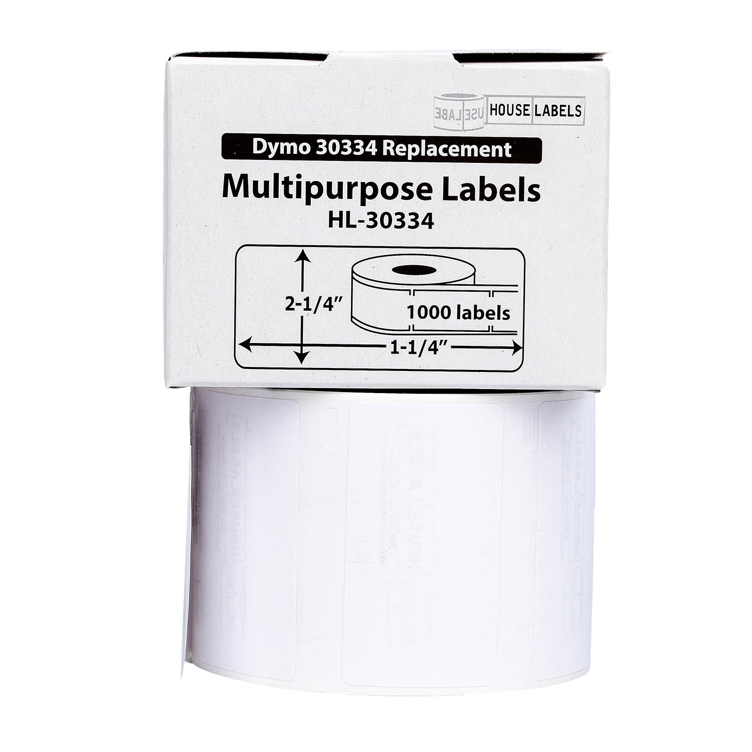 DYMO LW 30334 Medium Multipurpose Labels – (12) Rolls of 1000 – FREE & FAST SHIP