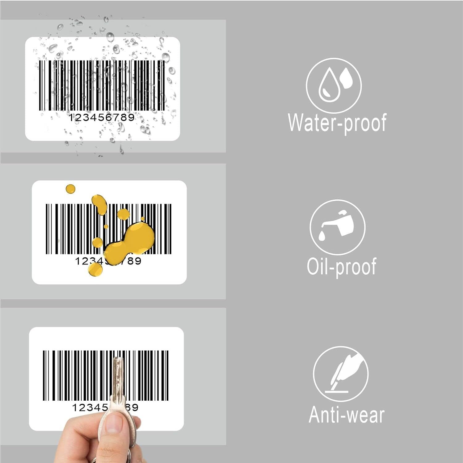 Direct Thermal Shipping Barcode Labels UPC Address Stickers Rollo Zebra Printers