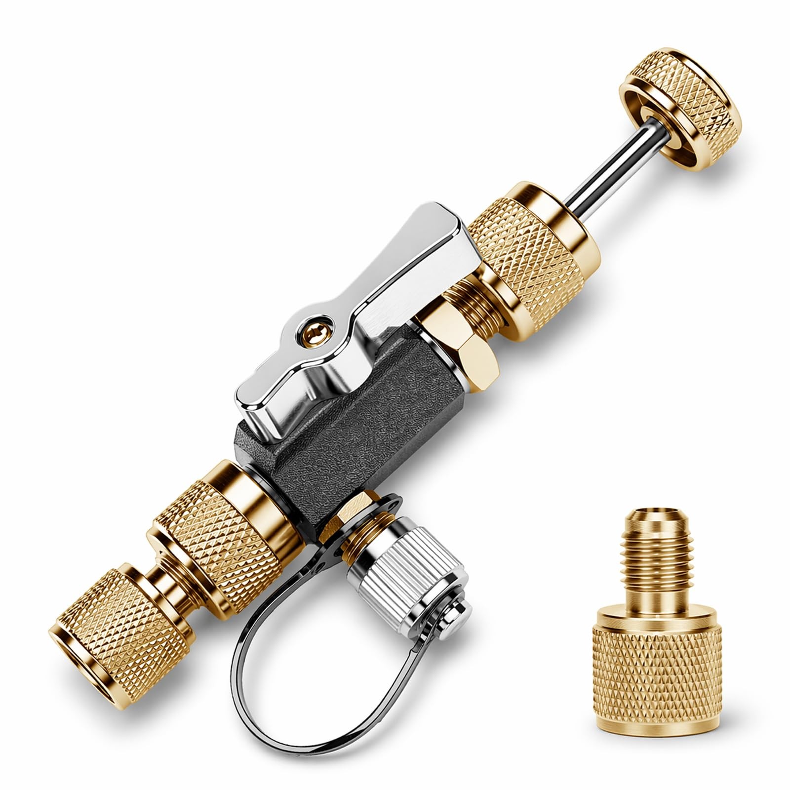 HVAC Valve Core Removal Tool,Valve Core Remover Installer Tool,1/4″& 5/16″ Du…