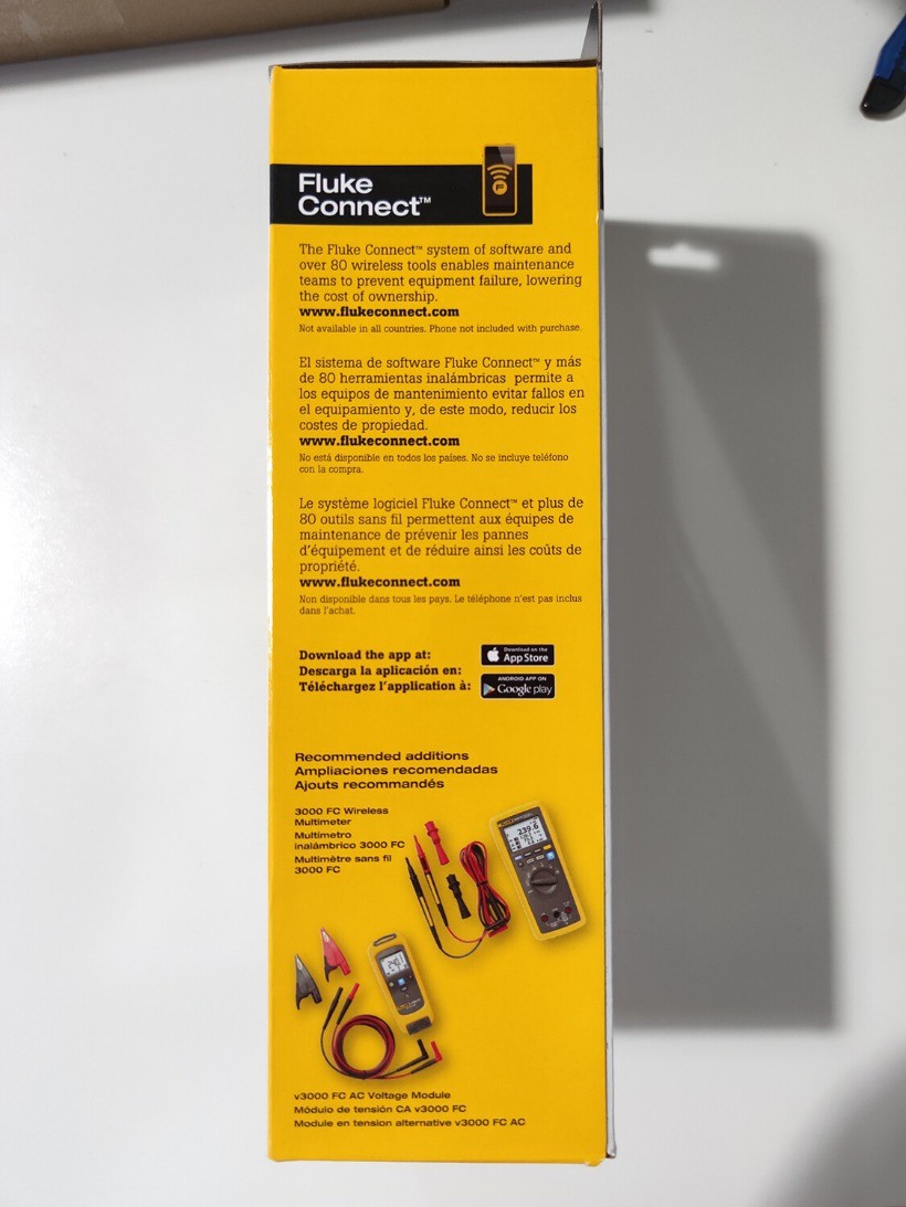 Fluke 374 FC 600A AC/DC TRMS Wireless Clamp Meter New