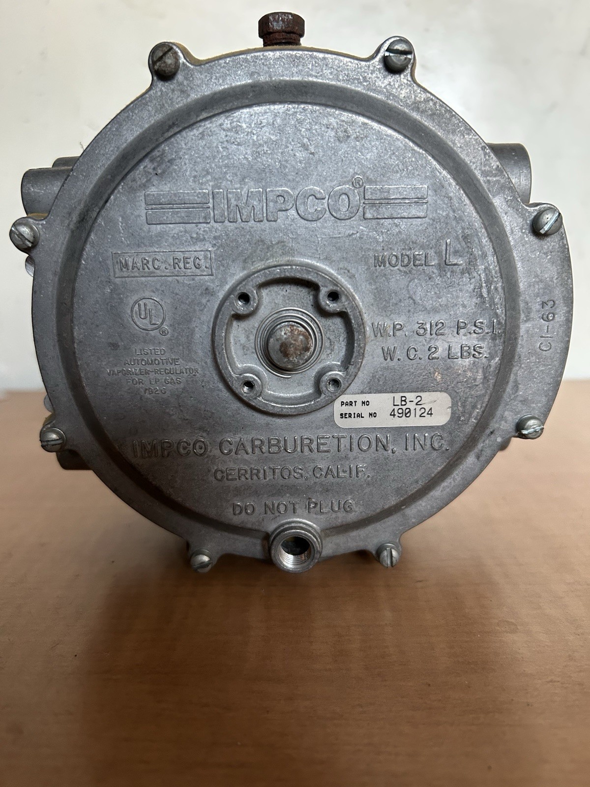 Impco Model L Part LB-2 New