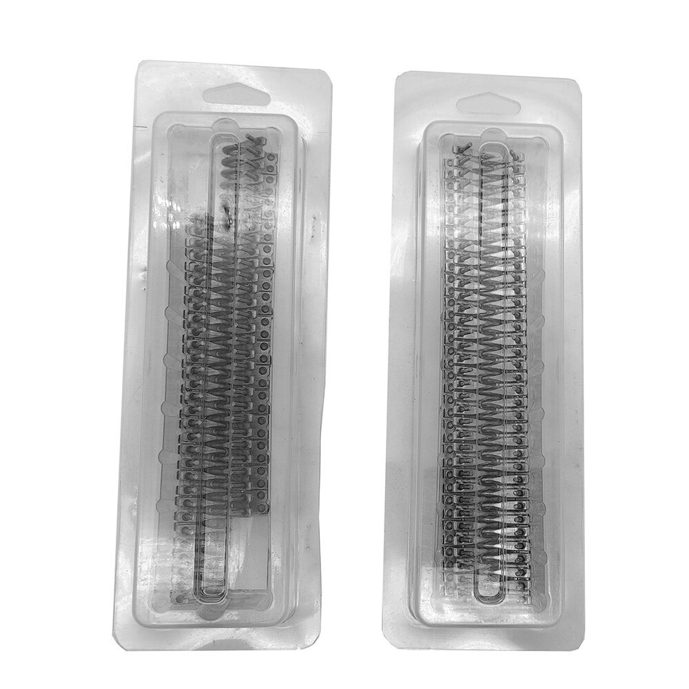 2 PCS Belt Fastener Stainless Steel Rivet Fasteners Baler Staples Lacing Belt