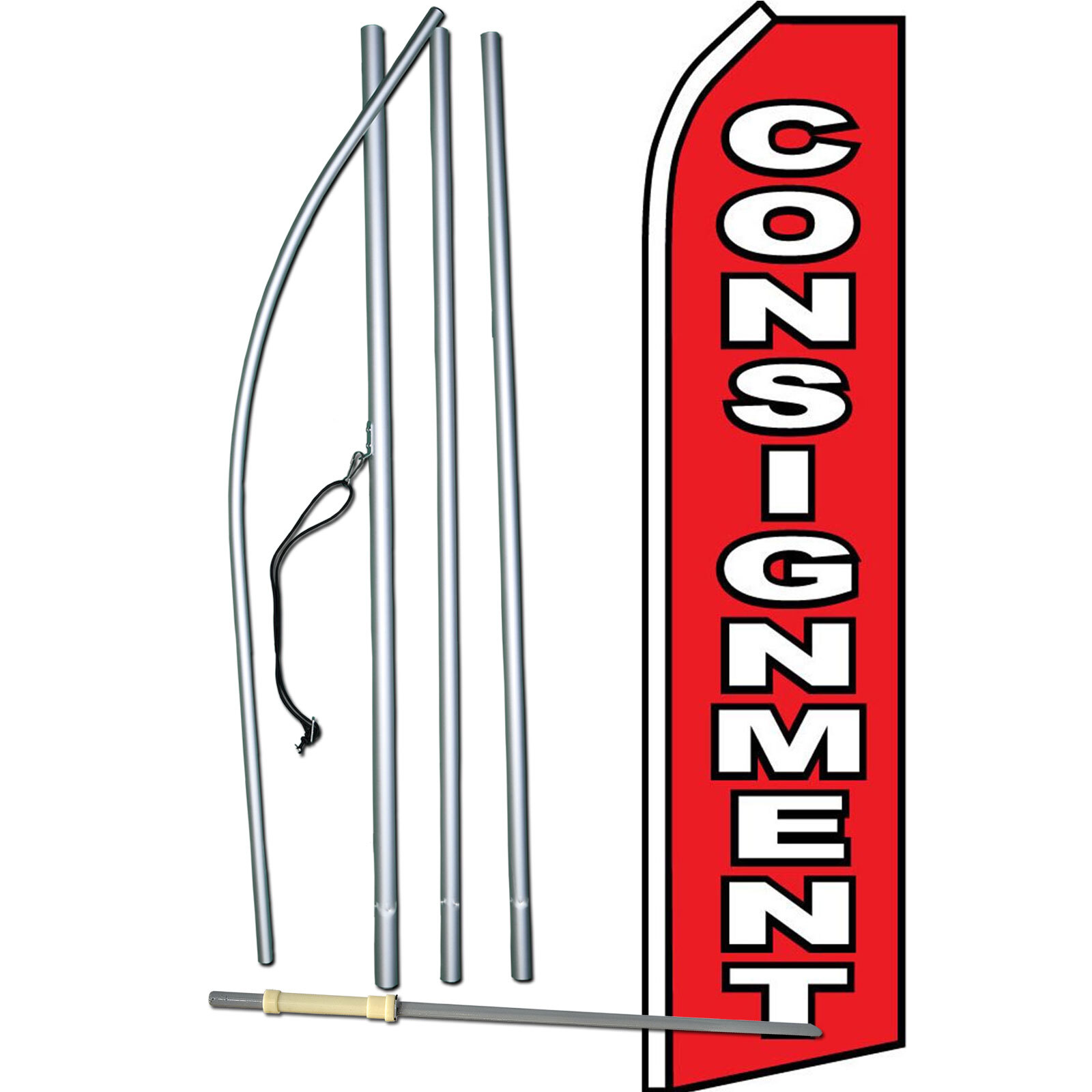 Consignment Swooper Flag Kit