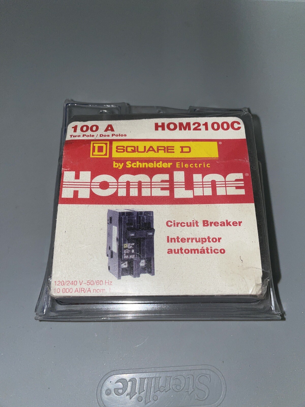Homeline Square D HOM2100C 2 Pole 100 Amp 120/240V Circuit Breaker Brand New