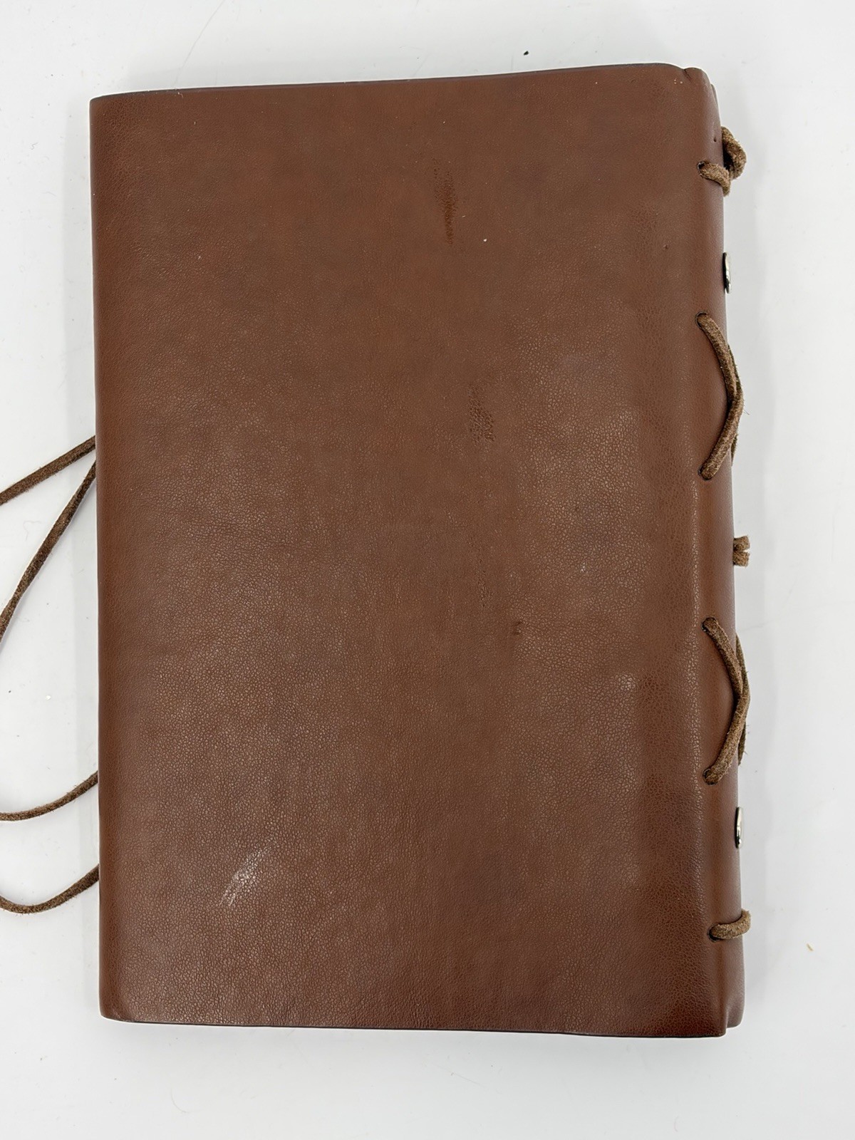Maleden Refillable Leather Journal 6 Ring Binder Nautical Anchor Compass Rose