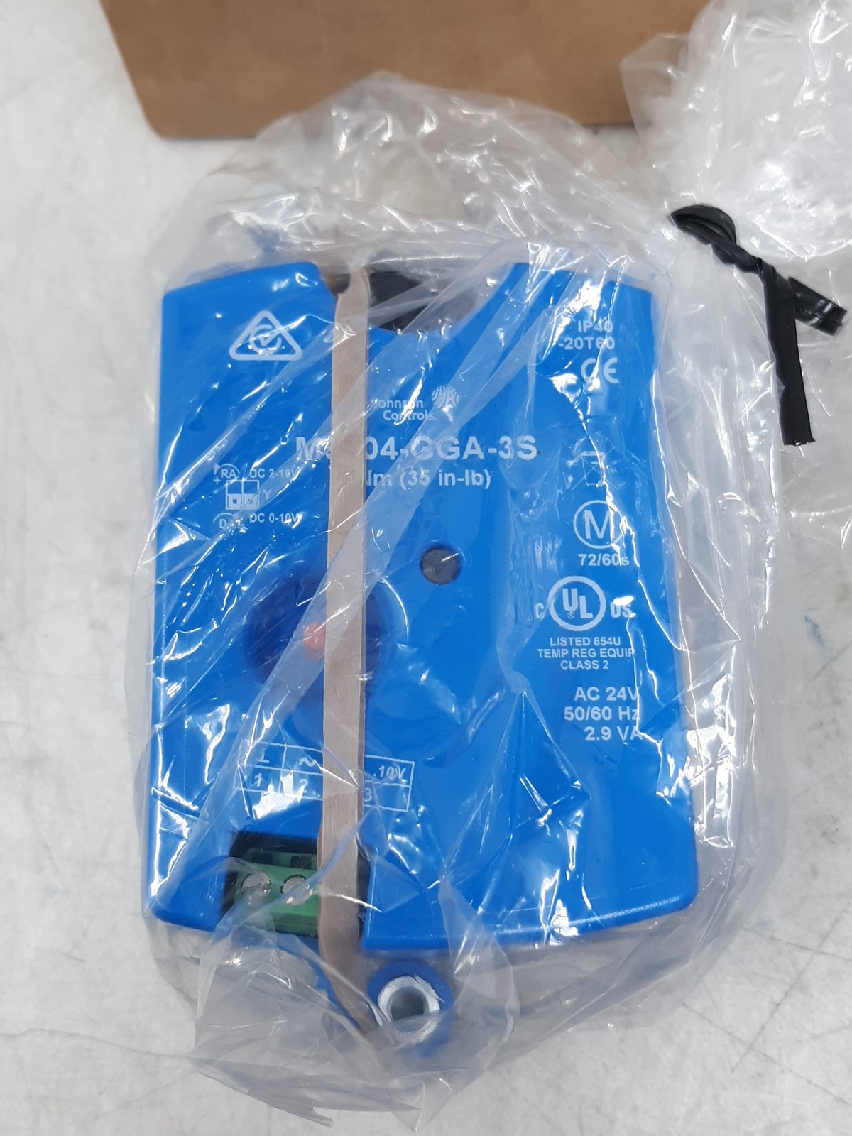 Johnson Controls M9104-GGA-3S Electric Actuator 24VAC 35in-lb Proportional New
