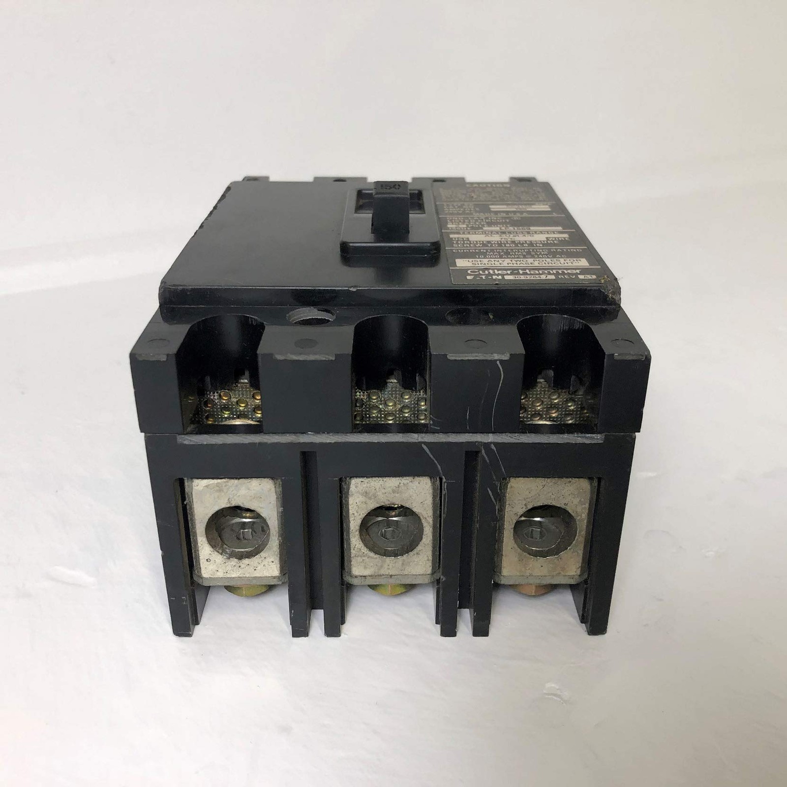 Eaton CC3150 Type CC Circuit Breaker 3-Pole 150 Amp 240 Volt