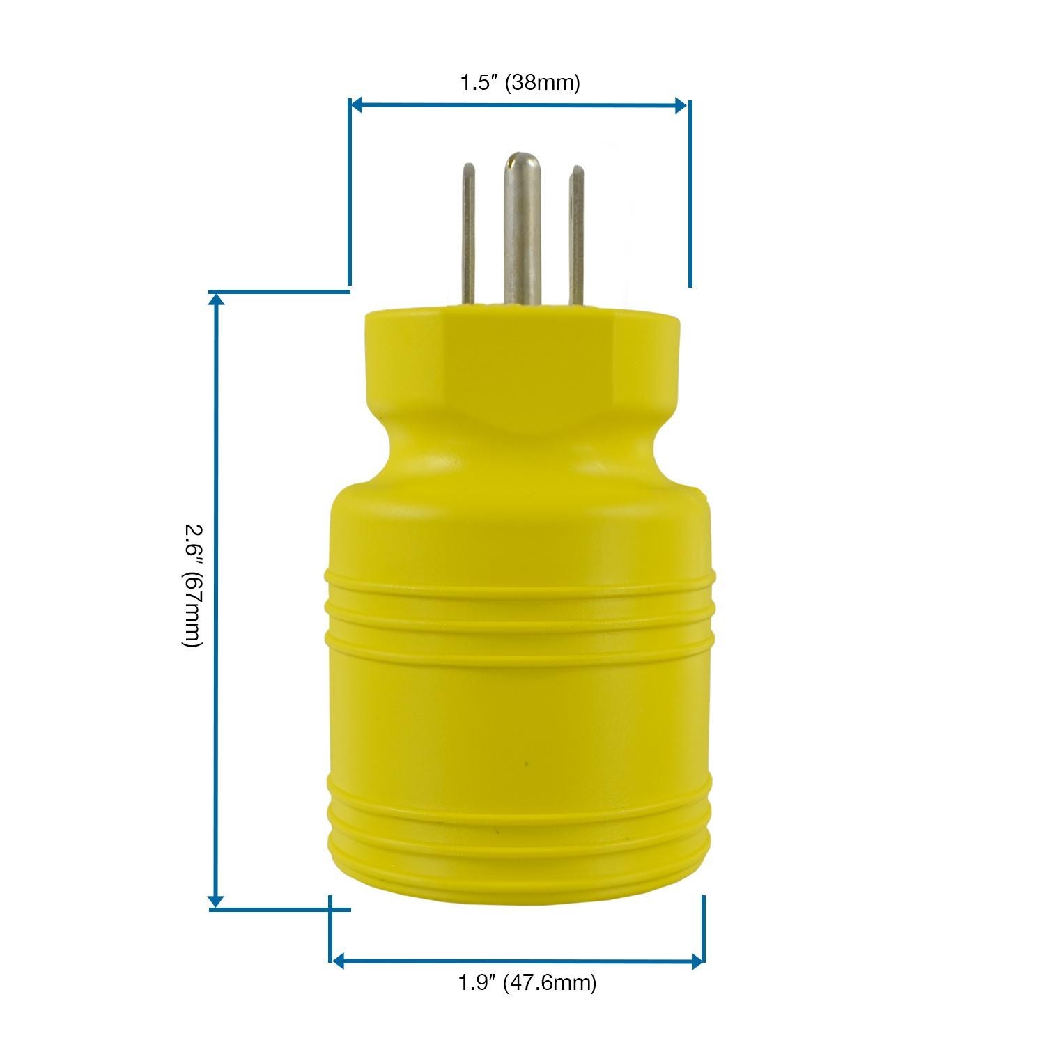 Conntek 30222-YW Plug Adapter NEMA 5-15P to L5-30R